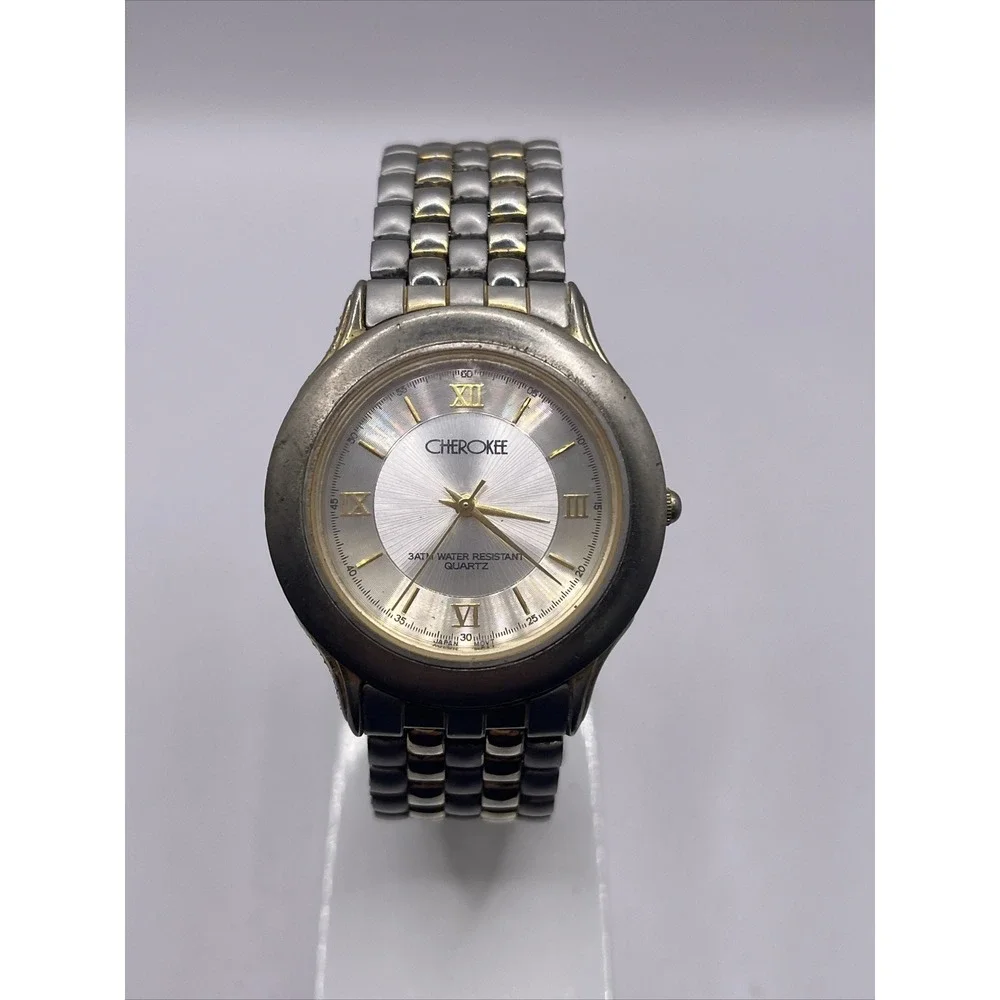 Cherokee Women's Quartz Watch Silver Tone WR 30M- New Battery